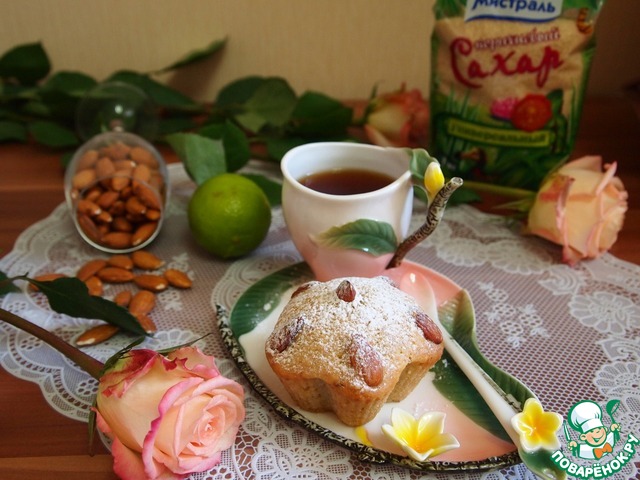 Лаймово-миндальные мини-манники