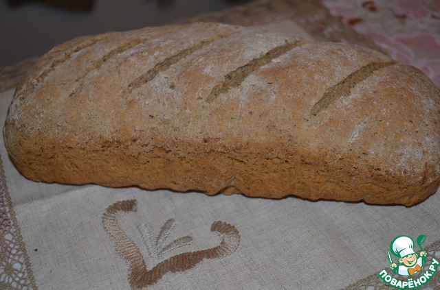 Хлеб с хлопьями из смеси злаков