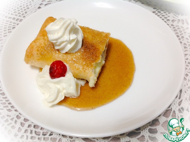 Burritos with spicy pear