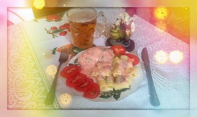 Pink sauce for cutlets 