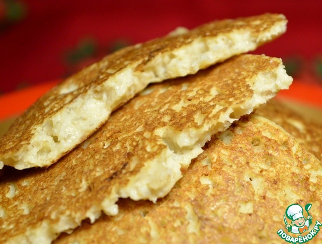 Buckwheat pancakes with cauliflower