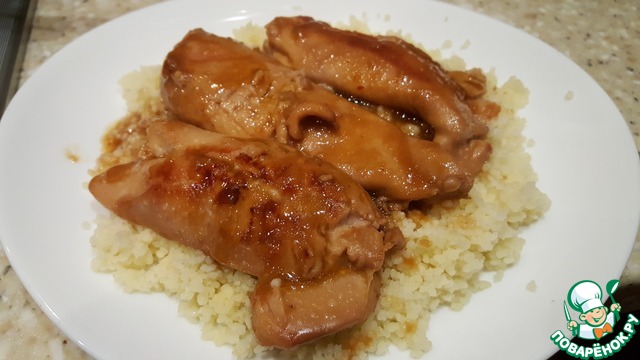 Milt fried salmon with cous-cous