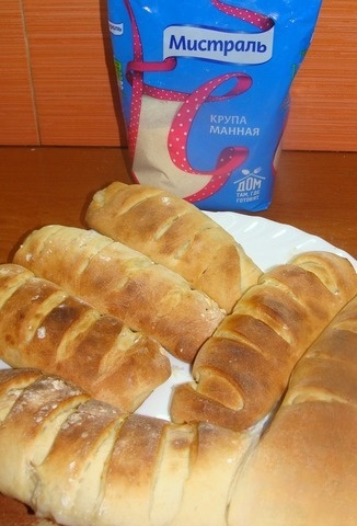 Scones with manno-banana cream