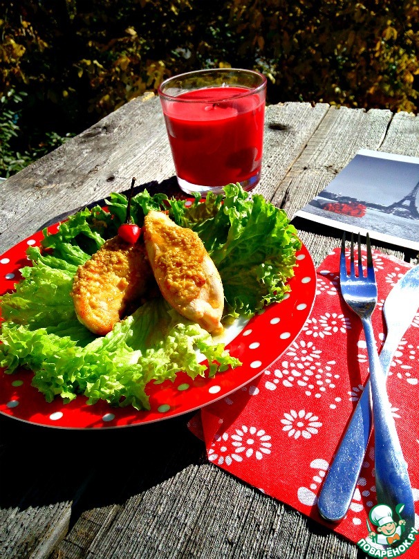 Chicken breast in French