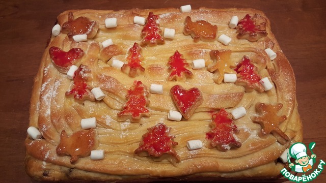 Christmas sweet cake 