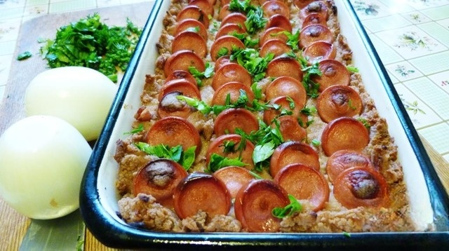Buckwheat casserole in trencansky