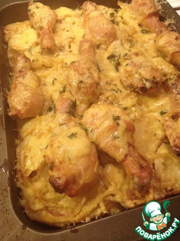 Puff potatoes 
