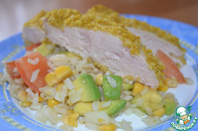 Spicy chicken with couscous