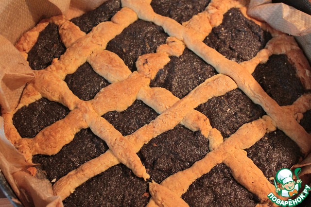 Пирог с маком и цедрой лимона