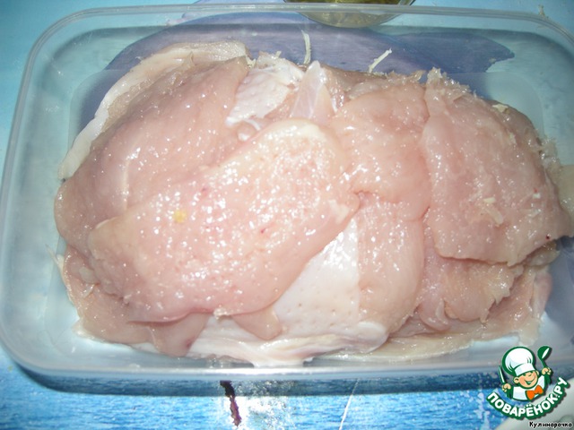 Chops in cheese-lemon batter