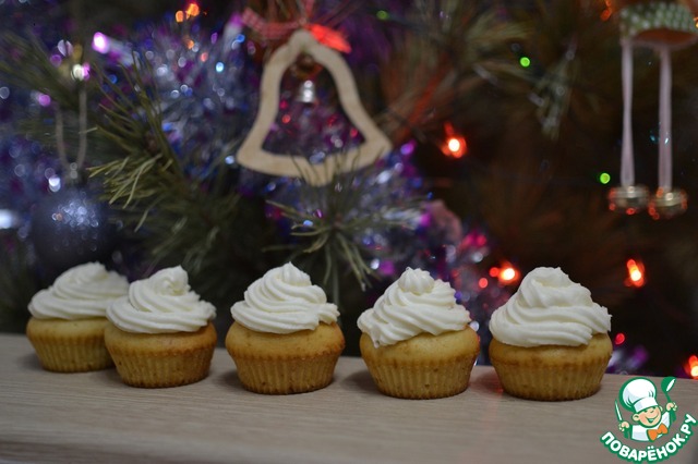 Delicate vanilla cupcakes
