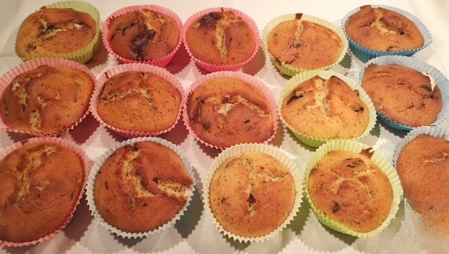 Cupcakes on the whey from cheese 