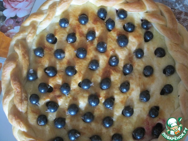 Pie with black currant