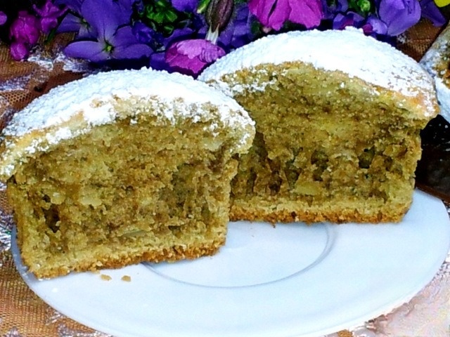 Coffee cupcakes with almond