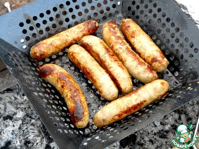 Sausage for frying 