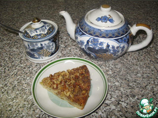 Tarte Tatin with pineapple guava and nuts