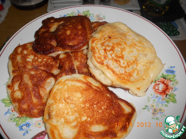 Pancakes with minced meat