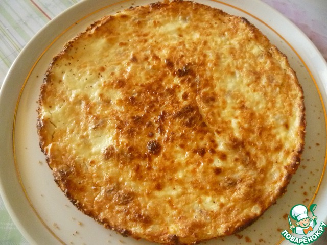 Cottage cheese-rice casserole