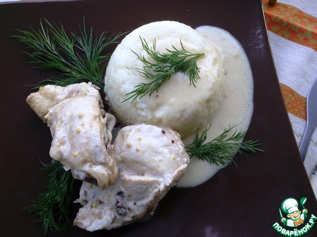 Boiled chicken in spicy sauce