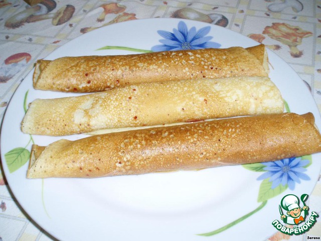 Pancakes with Tibetan mushroom