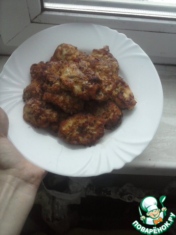 Chicken chopped cutlets 