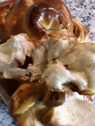 Булочки с изюмом на кокосовом молоке