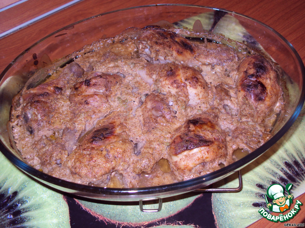 Chicken in Indian style