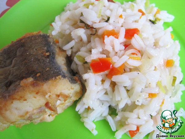 Rice side dish for fish