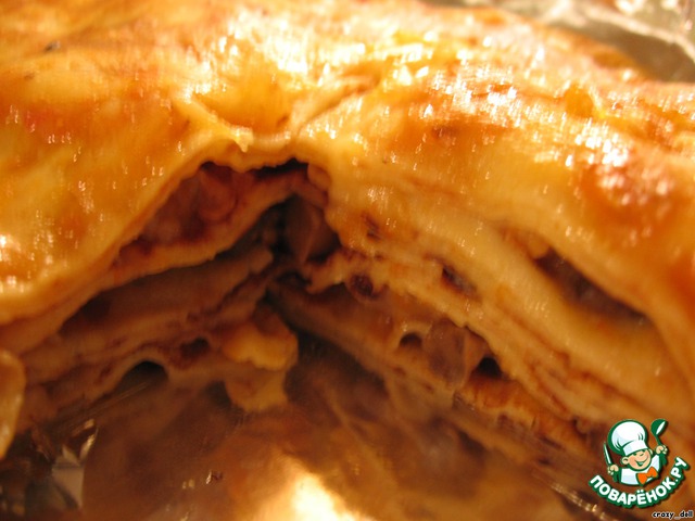 Pancake lasagna 