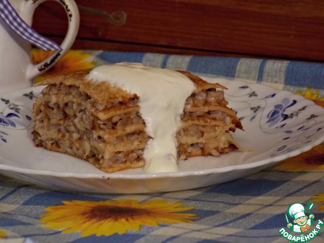 Loaf pancake in Suzdal