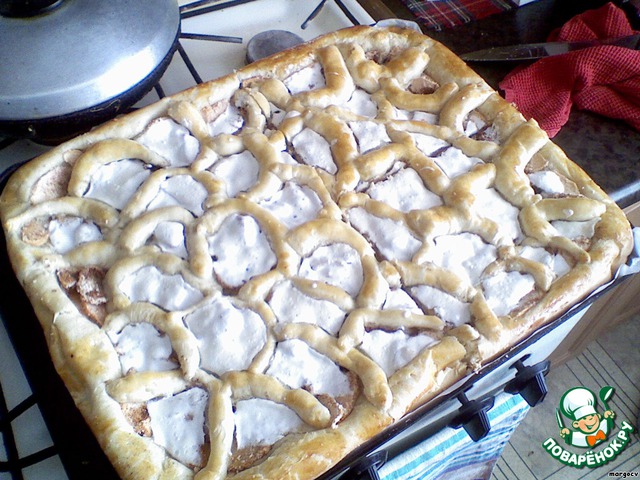 Pie with apples