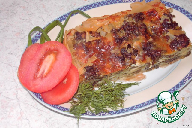 Spinach pie (spanakopita)