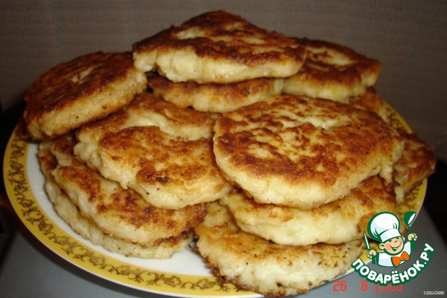 Cabbage pancakes with Apple