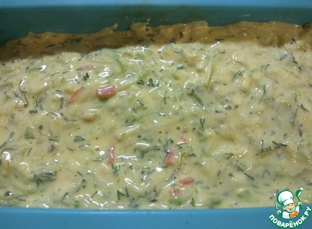 Squash-cheese casserole