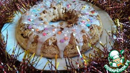 Gluten-free upside-down cake with pumpkin