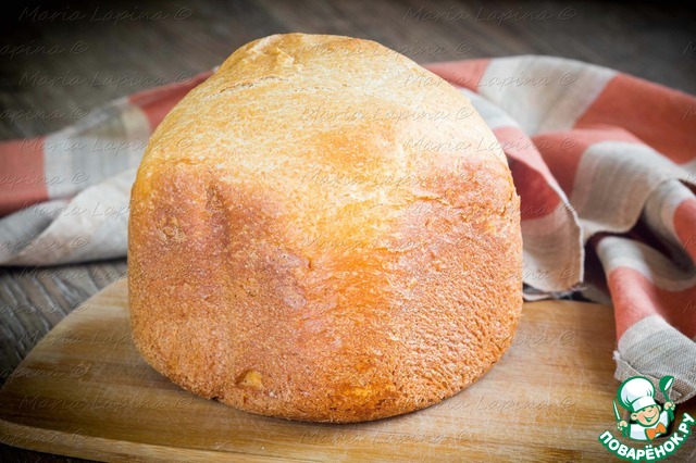 Цельнозерновой хлеб на кефире с желтками