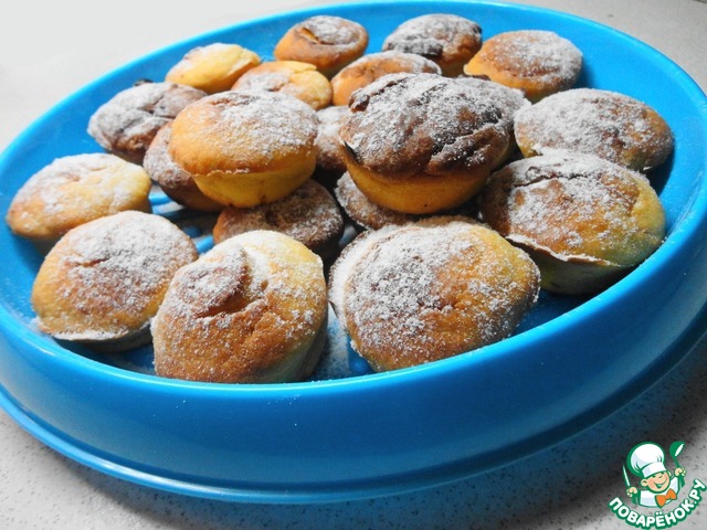 Pumpkin muffins with sour cream