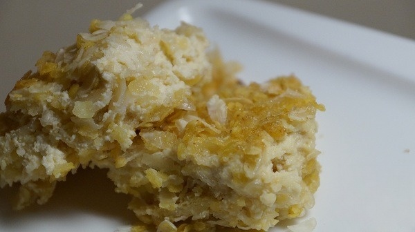 Пшенно-рисовая запеканка с зефиром