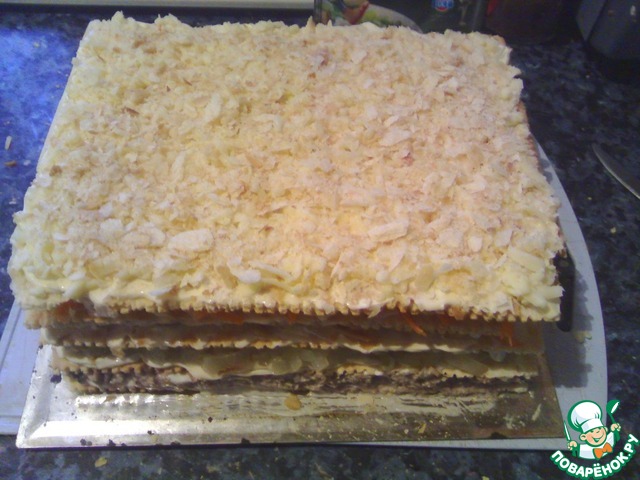 Слоеный рыбный пирог