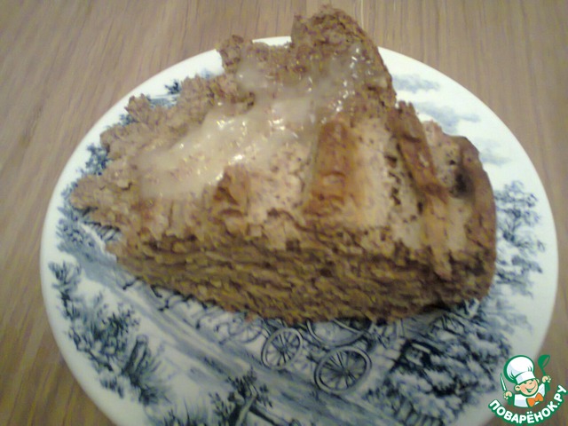 Karask-cake made of barley flour
