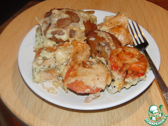 Potato chicken sandwiches