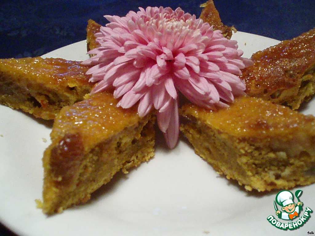 Pumpkin diamonds with lemon impregnation