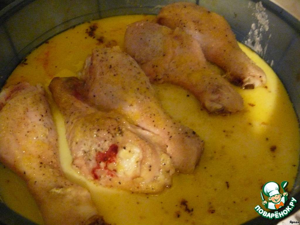 Chicken in honey