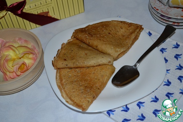 Butter pancakes for tea