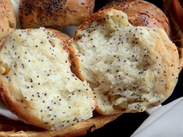 Маковые булочки на твороге