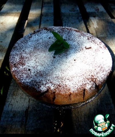 Cheese cake on starch