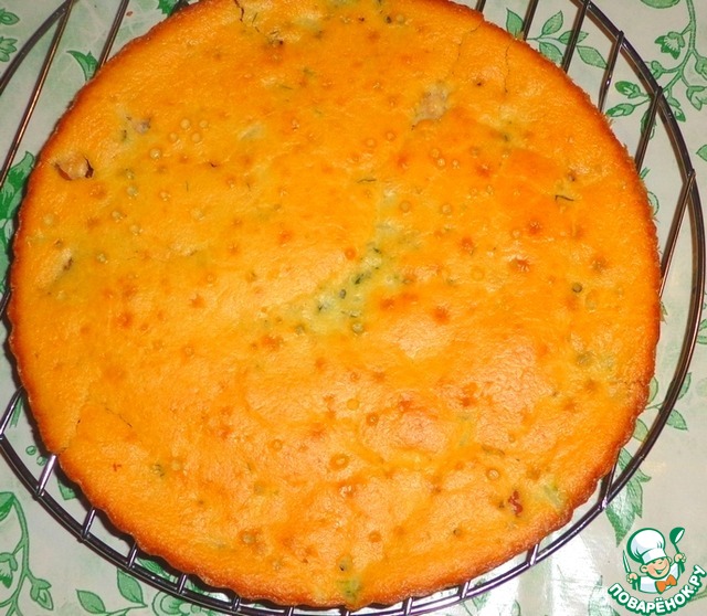 Закусочный пирог с грудинкой