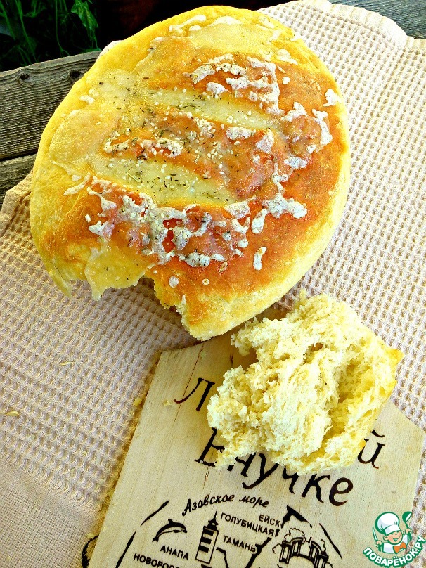 Bread with millet flakes