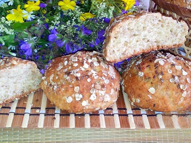 Булочки с хлопьями из 