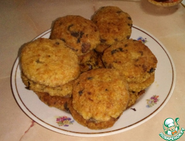 Millet burgers with mushrooms